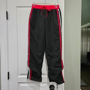 Mountain Lake Sport Petite Women's Size Small Black and Red Track Pants